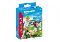 Конструктор Playmobil Ветеринар с теленком 70252