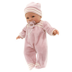 Кукла Antonio Juan Бимба на розовом одеяле 37см 14155