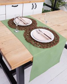 Дорожка на стол, рогожка "Всё себе", Тарталетка, Размер: 45 х 145