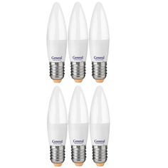 Лампочка General GLDEN-CF-8-230-E27-2700, 6шт