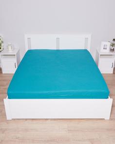 Простыня на резинке из поплина "Всё себе", Минерал, Размер: 90 х 200