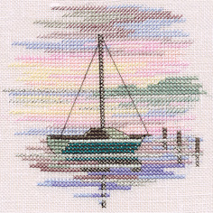 Набор для вышивания DERWENTWATER DESIGNS "Sailing Boat", арт.MIN11A