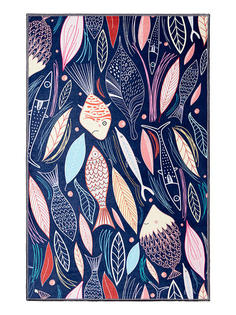 Коврик универсальный LUCKY 50х80см, синий M111214