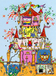 Набор для вышивания крестом Bothy Threads "Princess Palace" (Дворец принцессы) арт.XCT2