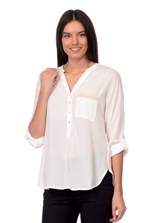 Блуза женская Zabaione K016205 белая 2XL