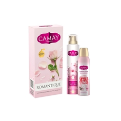 Набор для гигиены Camay Romantique Дезодорант-антиперспирант 200 мл + Мусс для душа, 150мл