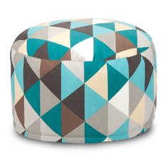 Бескаркасный пуф-таблетка ПуффБери Таблетка XL, жаккард, Ромб