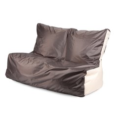 Бескаркасный диван ПуффБери Оксфорд one size, оксфорд, Коричневый/Бежевый