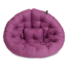 Кресло-матрас «Оустер» (Футон), жаккард, Сиреневый Пуффбери