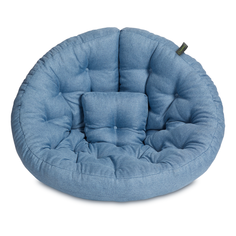 Кресло-матрас «Оустер» (Футон), жаккард, Небесно-голубой Пуффбери