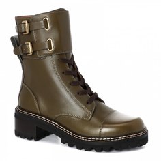 Женские ботинки SEE by CHLOE MALLORY SB33080A цв. коричнево-зеленый 38 EU