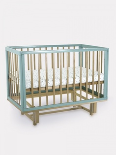 Кроватка Rant Indy Pacific blue 120х60 см., с маятником продольного качания РАНТ