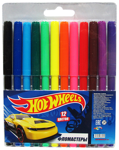 Фломастеры Centrum Hot Wheels 12 шт