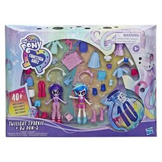 Кукла Hasbro My Little Pony Equestria Girls Модницы Твайлайт Спаркл + DJ Pon-3