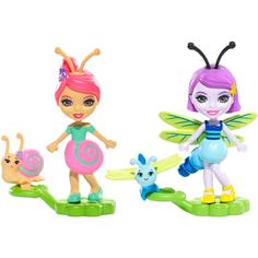 Enchantimals Petal Park "Саксон Улитка и Дара Стрекоза" - мини-куклы