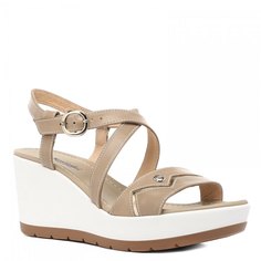 Босоножки женские Nero Giardini P805710D серо-бежевые 39 EU