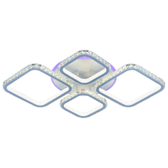 Светодиодная люстра Profit Light 8010/2+2 WHT 208W+8W RGB