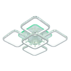 Светодиодная люстра 8010/4+1 WHT 320W+8W Profit Light