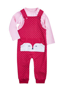 Комплект одежды для новорожденных Kari baby AW21B02903301 розовый/бордовый р.80