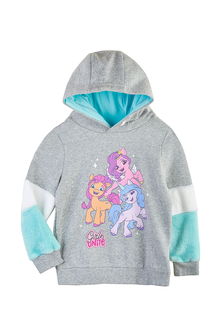 Толстовка детская My little pony AW21MLP033332 светло-серый р.134