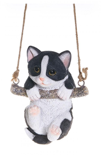 Садовая фигурка Planet Garden Кот подвесная 12х9,3х14,8 см