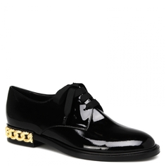 Полуботинки женские Casadei 1C050E020 черные 38 EU