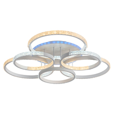Светодиодная люстра Profit Light 8047/3+3 WHT 180W+8W RGB