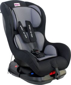 Автокресло Kari Kids гр. 0+/1 (0-18 кг) KK 303 lux, серо-черный