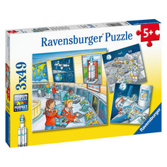 Пазл Ravensburger "Космическая миссия с Томом и Мией", 3 шт по 49 элементов