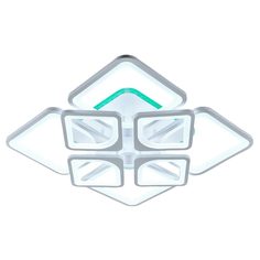 Светодиодная люстра 8057/4+4 WHT A 224W+10W RGB Profit Light