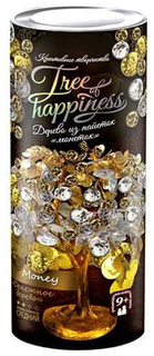 Набор для творчества Дерево из пайеток-монеток Tree happiness Денежное дерево Danko Toys