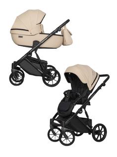 Коляска универсальная 2 в 1 Riko Basic Montana Ecco 15 Ivory beige бежевый