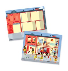 Набор стикеров Melissa & Doug Город
