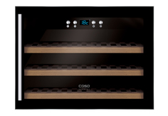 Встраиваемый винный шкаф CASO WineSafe 18 EB Black
