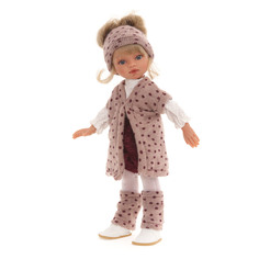 Кукла девочка Antonio Juan Зои в розовом, 33 см., виниловая 25196