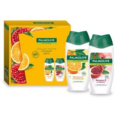 Набор Palmolive Натурэль Витаминный заряд Гель для душа Витамин С 250мл и Витамин В 250 мл