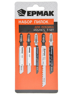 Пилка Ермак T-SET HSS/HCS по дереву/металлу/пластику 5шт 664-030