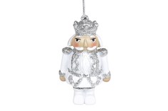 Фигурка подвесная Щелкунчик(белый с серебром)(24) ДомРан 823-177