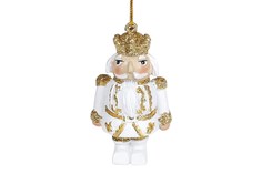 Фигурка подвесная Щелкунчик(белозолотой)(мин24) ДомРан 823-174