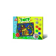 Набор для творчества Татой Насыпь на Клей. Макси Тигр 1131-2K