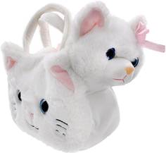 Мягкая игрушка Fluffy Family Котенок 18 см. в сумочке с котенком 681764