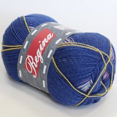 Пряжа Seam Регина принт (носочная пряжа), арт 930595, 100 гр/420м, Италия