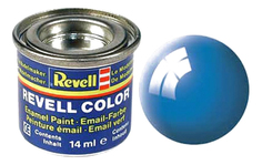 Краска Светло-голубая РАЛ 5012 глянцевая эмалевая Revell 32150