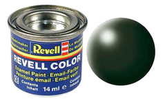 Краска Темно-зеленая РАЛ 6020 шелково-матовая эмалевая Revell 32363