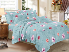 Постельное белье Cleo Rosemary цвет: бирюзовый (2 спал.)