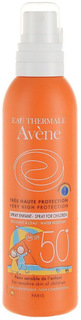 Детский солнцезащитный спрей Avene Very high protection Spray Spf 50+, 200 мл