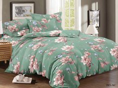 Постельное белье Cleo полисатин "Art Color" двуспальный