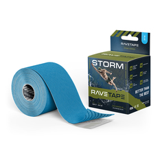 Кинезиотейп STORM, 5 см х 5 м, цвет: голубой