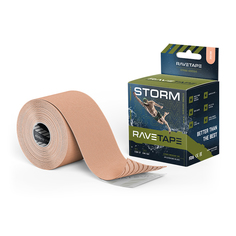 Кинезиотейп STORM, 5 см х 5 м, цвет: телесный