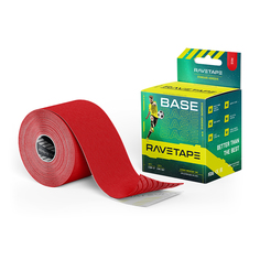 Кинезиотейп BASE, 5 см х 5 м, цвет: красный Storm